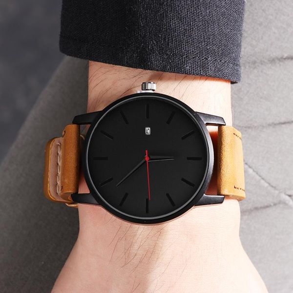 wristwatches men's watches fashion leather quartz watch men casual sports male erkek kol saati wristwatch montre hombre relogio masculi, Slivery;brown
wristwatches men's watches fashion leather quartz watch men casual sports male erkek kol saati wristwatch montre hombre relogio masculi, Slivery;brown