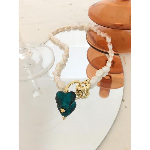 monlansher exquisite glazed-tile heart pendant necklace natural pearl beaded choker vintage necklaces jewelry gift 2021, Silver
monlansher exquisite glazed-tile heart pendant necklace natural pearl beaded choker vintage necklaces jewelry gift 2021, Silver