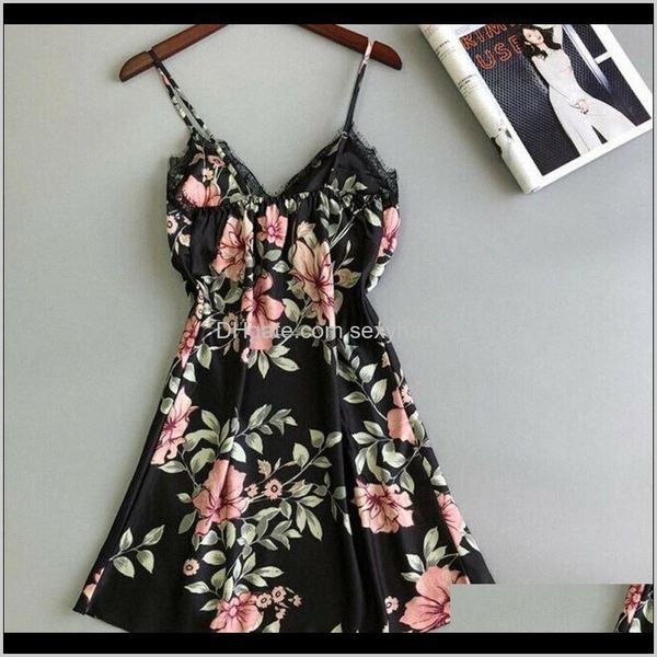 womens underwear apparel drop delivery 2021 for women lace sleepwear skirt silk nightgown vneck sleeveless padded floral print nightdres, Black;red
womens underwear apparel drop delivery 2021 for women lace sleepwear skirt silk nightgown vneck sleeveless padded floral print nightdres, Black;red