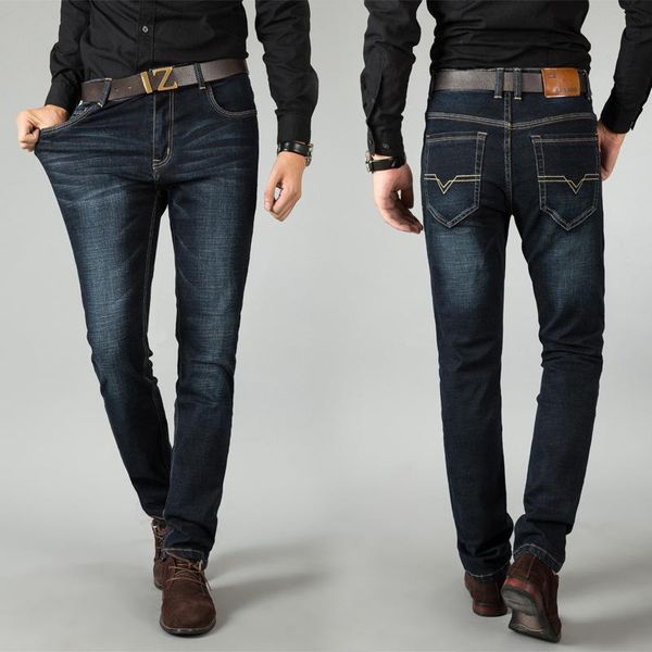 men's jeans 2021 spring miscellaneous middle-aged and elderly straight denim pants, Blue
men's jeans 2021 spring miscellaneous middle-aged and elderly straight denim pants, Blue