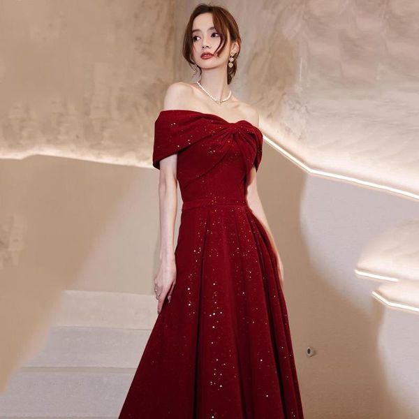 ethnic clothing burgundy slash neck bow bodice celebrity banquet gown sparkle retract waist princess dress vestidos de festa big size 3, Red
ethnic clothing burgundy slash neck bow bodice celebrity banquet gown sparkle retract waist princess dress vestidos de festa big size 3, Red