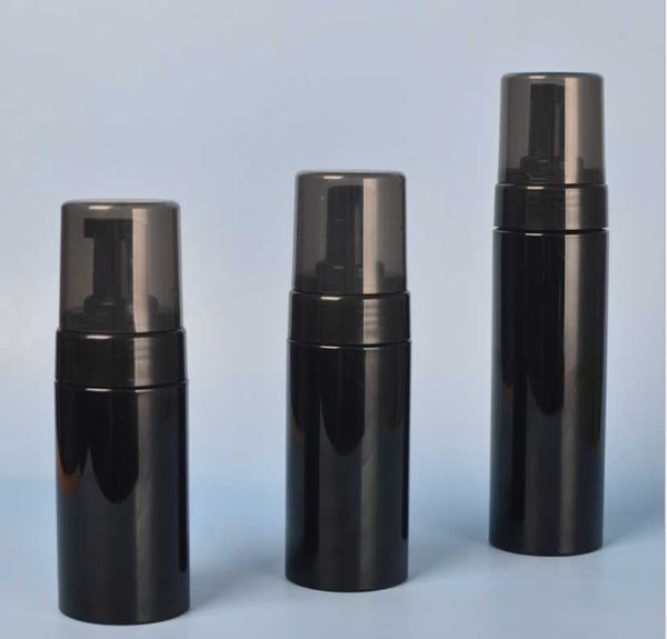 storage bottles & jars 10pcs/lot 120m 150ml plastic refillable travel foamer pump bottle body wash black soap foaming pumps pet diy liquid d