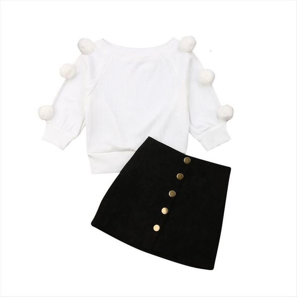 us stock 1 6t toddler baby kid girls autumn winter hairball knitting button mini skirt warm outfits sets, White
us stock 1 6t toddler baby kid girls autumn winter hairball knitting button mini skirt warm outfits sets, White