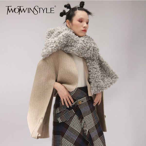 apricot tweed wool short jackets for women v neck flare long sleeve cardigan coats female autumn fashion 210524, White
apricot tweed wool short jackets for women v neck flare long sleeve cardigan coats female autumn fashion 210524, White
