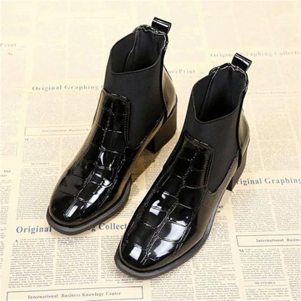 women's ankle boots women pu leather female shoes 2021 autumn and winter casual woman fashion, Black
women's ankle boots women pu leather female shoes 2021 autumn and winter casual woman fashion, Black