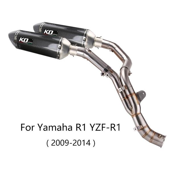 motorcycle exhaust system 2009-2014 r1 yzf dual-outlet pipe 3 mid tube delete catalyst 51mm muffler removable db killer escape 470mm
motorcycle exhaust system 2009-2014 r1 yzf dual-outlet pipe 3 mid tube delete catalyst 51mm muffler removable db killer escape 470mm