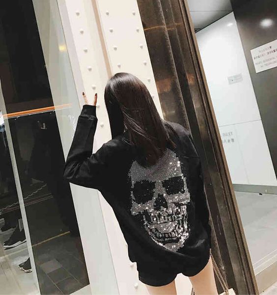 women's hoodies & sweatshirts casual winter woman hoodies diamond loose stone design streetwear sell korean style sweaters drill with, Black
women's hoodies & sweatshirts casual winter woman hoodies diamond loose stone design streetwear sell korean style sweaters drill with, Black