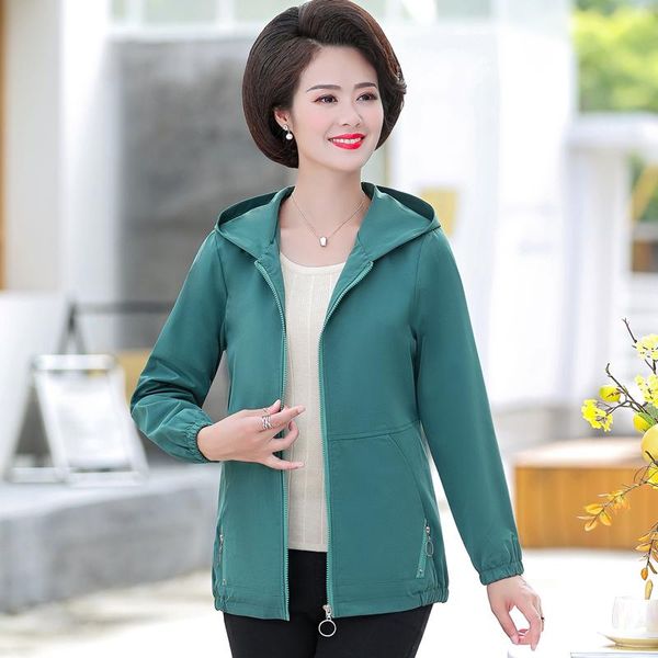 women's jackets casual autumn middle aged and elderly coat hooded single breasted fashion solid color plus size 5xl jacket c308, Black;brown
women's jackets casual autumn middle aged and elderly coat hooded single breasted fashion solid color plus size 5xl jacket c308, Black;brown