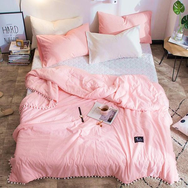 comforters & sets summer pure color fog yarn cool quilt air-conditioning washed cotton blanket solid bedding
comforters & sets summer pure color fog yarn cool quilt air-conditioning washed cotton blanket solid bedding