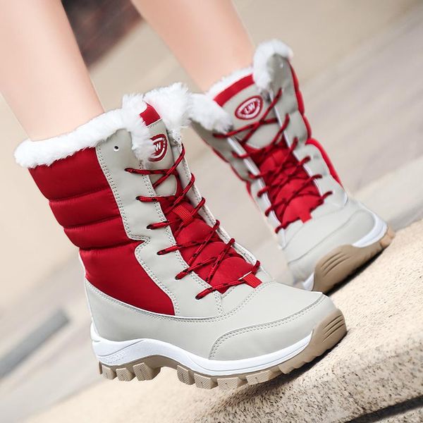 boots waterproof snow womens shoes with fur winter warm flats ankle botas anti-slip female sneakers zapatos mujer big size 42, Black
boots waterproof snow womens shoes with fur winter warm flats ankle botas anti-slip female sneakers zapatos mujer big size 42, Black