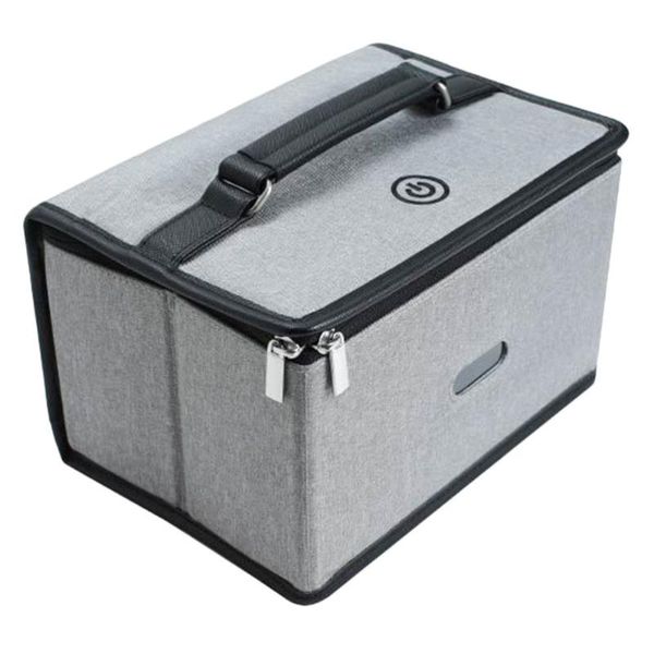 storage bags 1pc uvc ultraviolet ray led folding bag for home (grey) 
storage bags 1pc uvc ultraviolet ray led folding bag for home (grey)