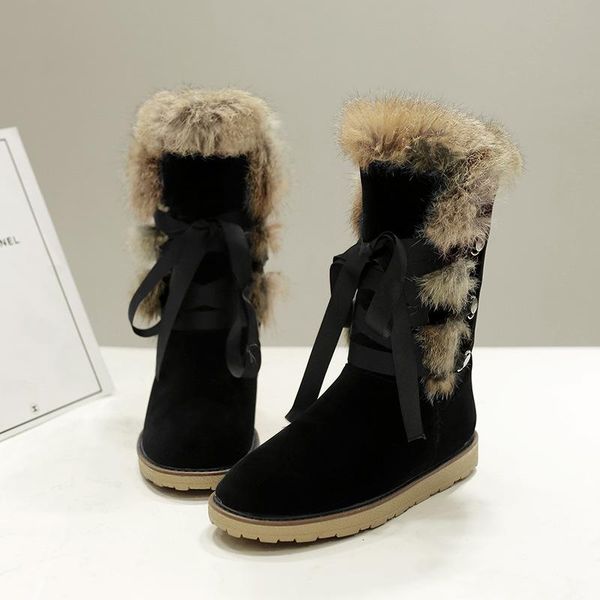 boots fur high tall snow woman flats 2021 winter female velver shoes lacing up warm 34 43, Black
boots fur high tall snow woman flats 2021 winter female velver shoes lacing up warm 34 43, Black