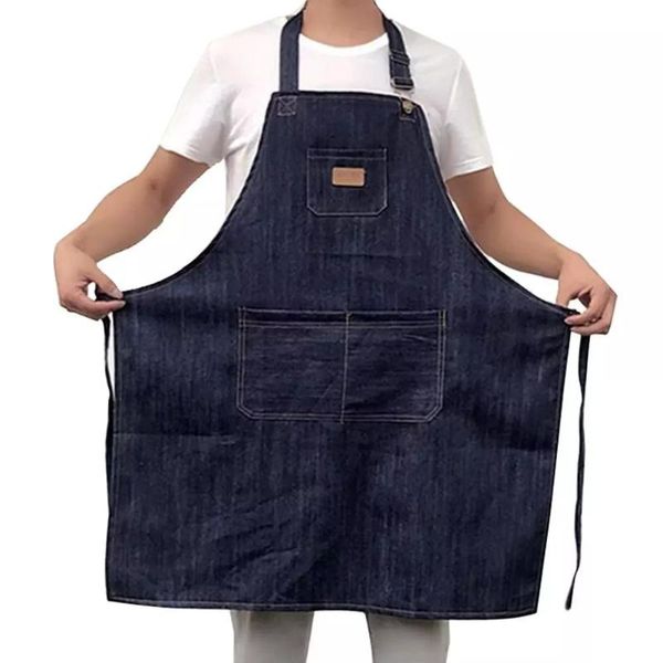 adjustable denim apron with pocket, housekeeping cooking accessories practical adults household cleaning tools aprons
adjustable denim apron with pocket, housekeeping cooking accessories practical adults household cleaning tools aprons