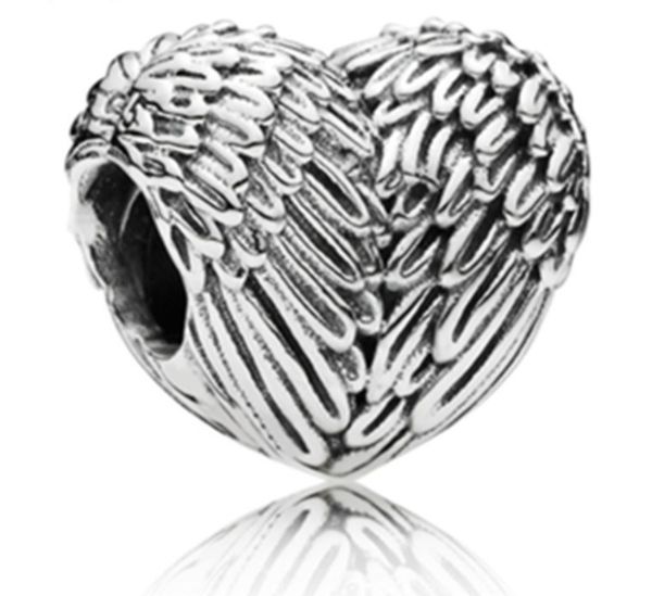 fits pandora bracelets 50pcs angel's wings heart charms beads silver charms bead for women diy european necklace jewelry, Black
fits pandora bracelets 50pcs angel's wings heart charms beads silver charms bead for women diy european necklace jewelry, Black