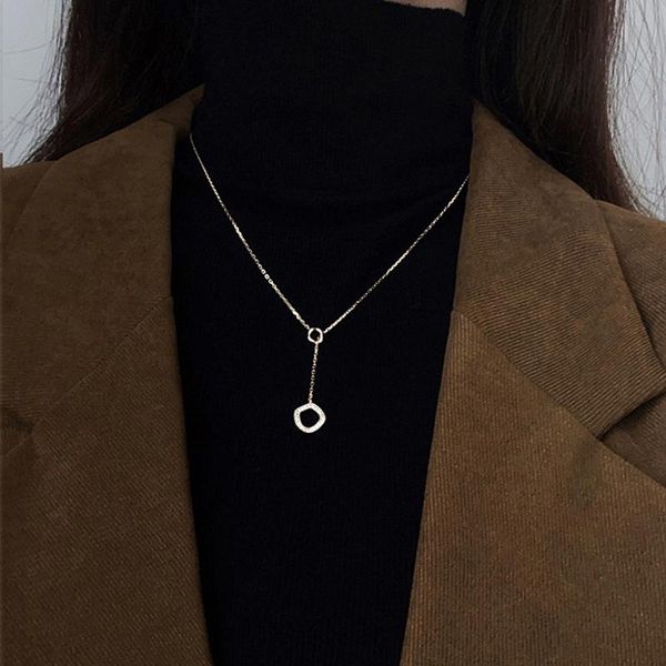 chains est 925 sterling silver fashion simple y shape circle pendant clavicle necklaces for women girls party choker jewelry 3m097
chains est 925 sterling silver fashion simple y shape circle pendant clavicle necklaces for women girls party choker jewelry 3m097