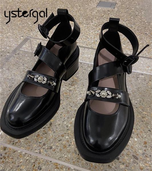 dress shoes ystergal punk style women pumps chunky heel gladiator woman pearl rivets mary jane stiletto valentine zapatos mujer, Black
dress shoes ystergal punk style women pumps chunky heel gladiator woman pearl rivets mary jane stiletto valentine zapatos mujer, Black