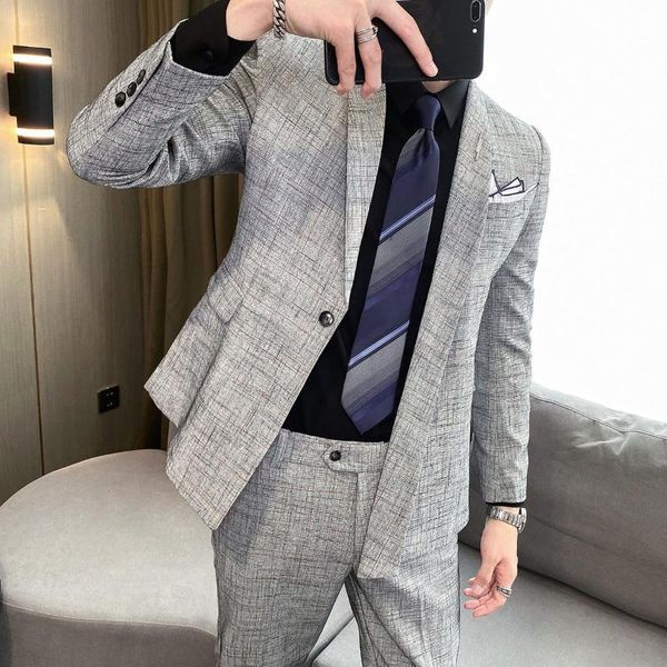men's suits & blazers asymmetry blazer 2021 spring personalized lattice suit wedding dress two piece men tuxedo smoking uomo, White;black
men's suits & blazers asymmetry blazer 2021 spring personalized lattice suit wedding dress two piece men tuxedo smoking uomo, White;black