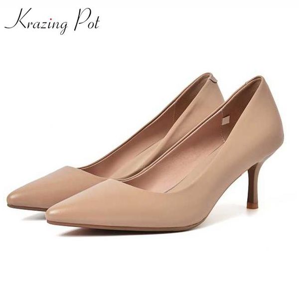 dress shoes krazing pot 2021 spring summer genuine leather solid hollywood thin high heels pointed toe shallow nude office lady pumps l02, Black
dress shoes krazing pot 2021 spring summer genuine leather solid hollywood thin high heels pointed toe shallow nude office lady pumps l02, Black