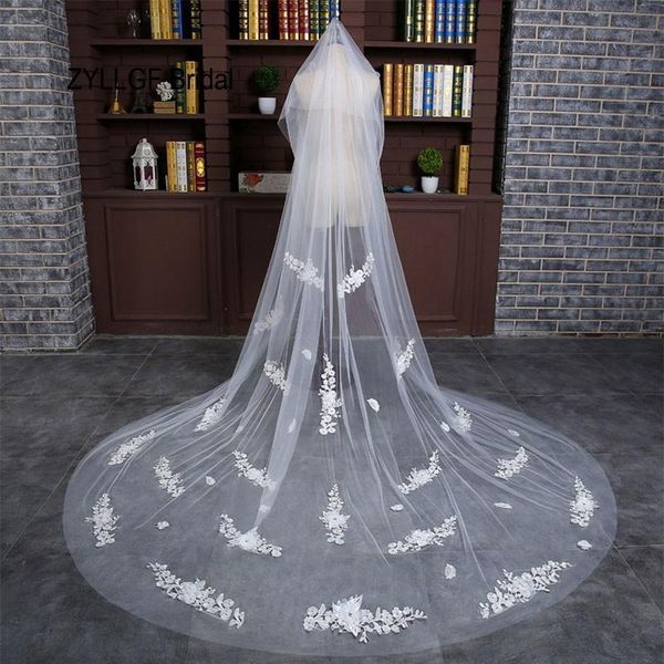 bridal veils zyllgf wholesale for bride cut edge long wedding veil ivory accessories with appliques bv34, Black
bridal veils zyllgf wholesale for bride cut edge long wedding veil ivory accessories with appliques bv34, Black