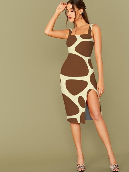 casual dresses 3d dress animal women giraffe side slit brindle sundress vestido womens clothing plus size, Black;gray
casual dresses 3d dress animal women giraffe side slit brindle sundress vestido womens clothing plus size, Black;gray