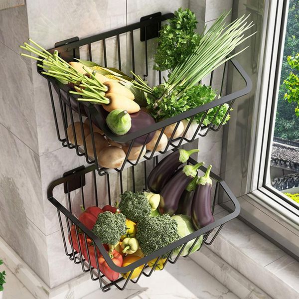 storage baskets stainless steel kitchen wall hanging basket spice rack fruit vegetables with drain organizer dish drying shelf container
storage baskets stainless steel kitchen wall hanging basket spice rack fruit vegetables with drain organizer dish drying shelf container