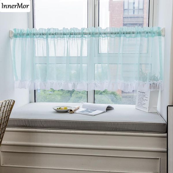 innermor half curtain with crochet lace short kitchen blue tulle coffee cabinet dust-proof & drapes
innermor half curtain with crochet lace short kitchen blue tulle coffee cabinet dust-proof & drapes