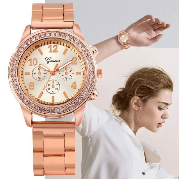 wristwatches 2021 diamond inlaid alloy women's watch creative steel bracelet waterproof, Slivery;brown
wristwatches 2021 diamond inlaid alloy women's watch creative steel bracelet waterproof, Slivery;brown