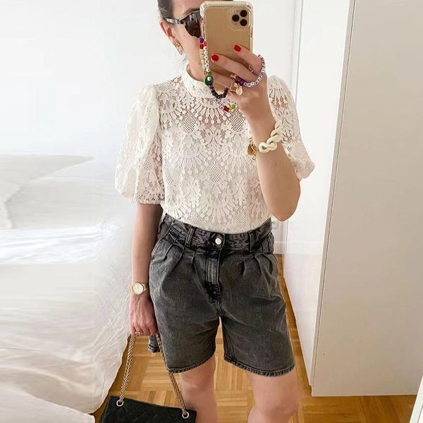 women's blouses & shirts 2021 summer fashion cotton women design white hollow out short sleeve elegant shirt
women's blouses & shirts 2021 summer fashion cotton women design white hollow out short sleeve elegant shirt
