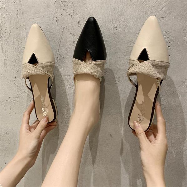 slippers pu leather low heel mules shoes women summer sandals fashion pointed toe closed 2021, Black
slippers pu leather low heel mules shoes women summer sandals fashion pointed toe closed 2021, Black