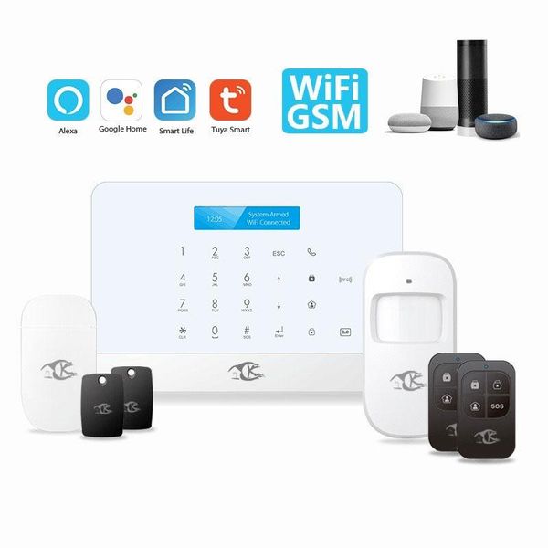 smart wifi 3g 4g alarm wireless gsm home anti-theft security intelligent system tuya app control systems
smart wifi 3g 4g alarm wireless gsm home anti-theft security intelligent system tuya app control systems