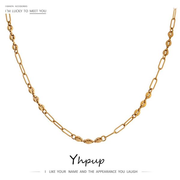chains yhpup delicate stainless steel chain necklace korean trendy metal 18 k plated choker jewelry anniversary party gift, Silver
chains yhpup delicate stainless steel chain necklace korean trendy metal 18 k plated choker jewelry anniversary party gift, Silver