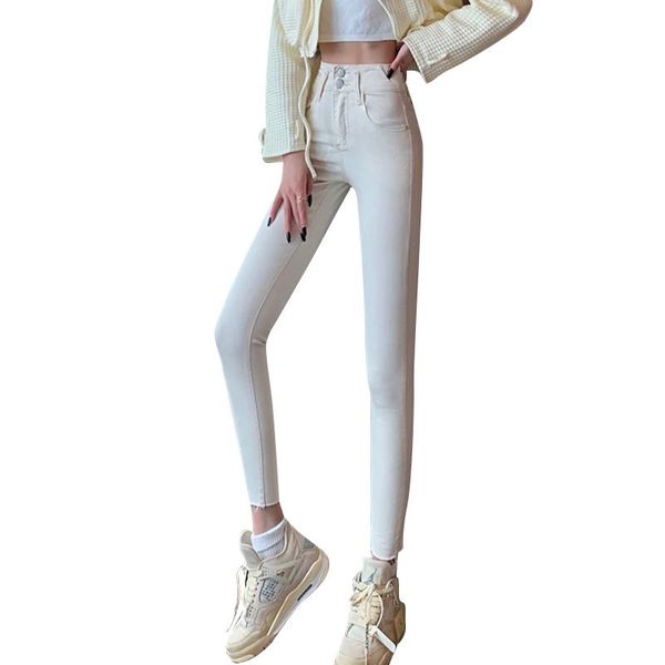 white blue high waist jeans women spring woman skinny slim ol office lady denim pencil pants female femme trousers women's
white blue high waist jeans women spring woman skinny slim ol office lady denim pencil pants female femme trousers women's