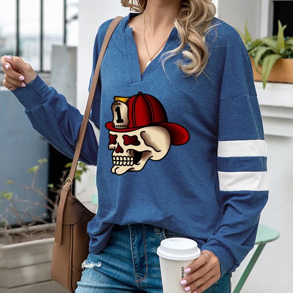 autumn and winter women's cloth 2021 halloween theme skull print casual v-neck sweater, Black
autumn and winter women's cloth 2021 halloween theme skull print casual v-neck sweater, Black