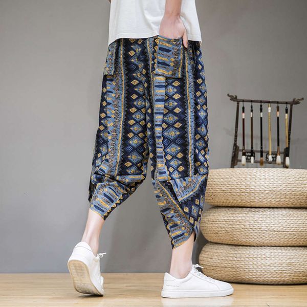 men's pants chinese style cotton hemp thai casual capris trend large size radish loose harem tvno, Black
men's pants chinese style cotton hemp thai casual capris trend large size radish loose harem tvno, Black