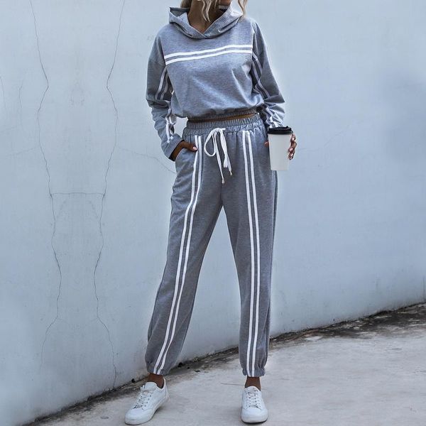 fitness casual 2 piece set tracksuit women side striped hoodies cropped and pants jogger two outfits yoga, White;red
fitness casual 2 piece set tracksuit women side striped hoodies cropped and pants jogger two outfits yoga, White;red