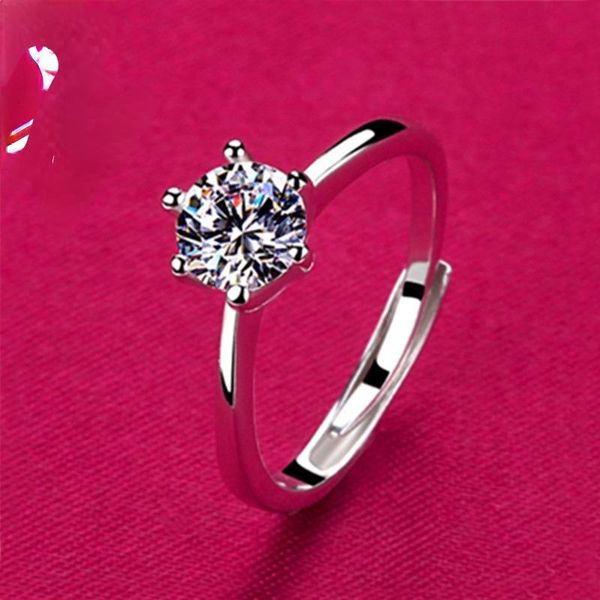 cluster rings s925 sterling silver six-claw one- diamond ring fashion eight hearts and arrows zircon wedding female, Golden;silver
cluster rings s925 sterling silver six-claw one- diamond ring fashion eight hearts and arrows zircon wedding female, Golden;silver