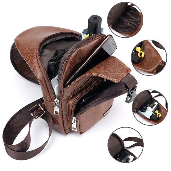 duffel bags male usb charging men's chest bag pu pvc shoulder fashion diagonal package messenger travel crossbody
duffel bags male usb charging men's chest bag pu pvc shoulder fashion diagonal package messenger travel crossbody