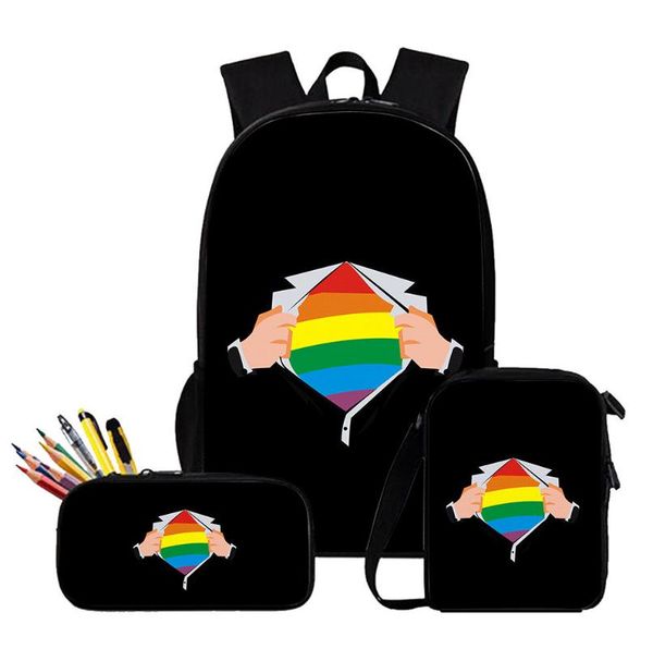 backpack 3pcs/set 2021 lgbt fashion shoulder bags 3d print school bag mochilas student
backpack 3pcs/set 2021 lgbt fashion shoulder bags 3d print school bag mochilas student