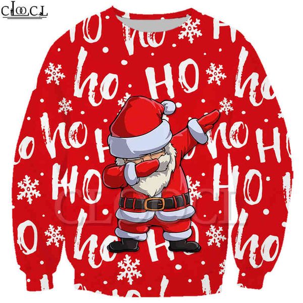 cloocl christmas fashion men sweatshirt ho dabbing santa claus 3d printed long sleeve outerwear streetwear 211217, Black
cloocl christmas fashion men sweatshirt ho dabbing santa claus 3d printed long sleeve outerwear streetwear 211217, Black
