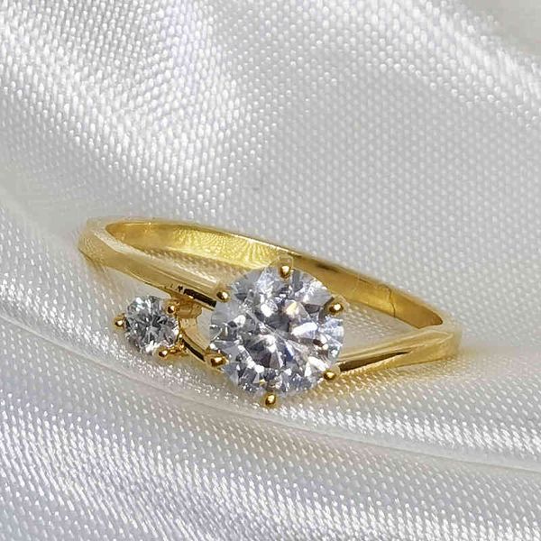meibapj 1 3mm 2 stones real moissanite diamond ring d color vvs1 925 sterling silver fine wedding jewelry for women, Golden;silver
meibapj 1 3mm 2 stones real moissanite diamond ring d color vvs1 925 sterling silver fine wedding jewelry for women, Golden;silver