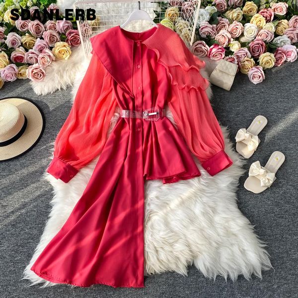 casual dresses fashion loose temperament doll collar chiffon shirt dress woman irregular belt waist bohemian womens, Black;gray
casual dresses fashion loose temperament doll collar chiffon shirt dress woman irregular belt waist bohemian womens, Black;gray