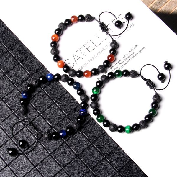 42 types handmade braid bracelets vintage black rope adjustable bangle men natural volcanic stone bead pulsera women mala
42 types handmade braid bracelets vintage black rope adjustable bangle men natural volcanic stone bead pulsera women mala