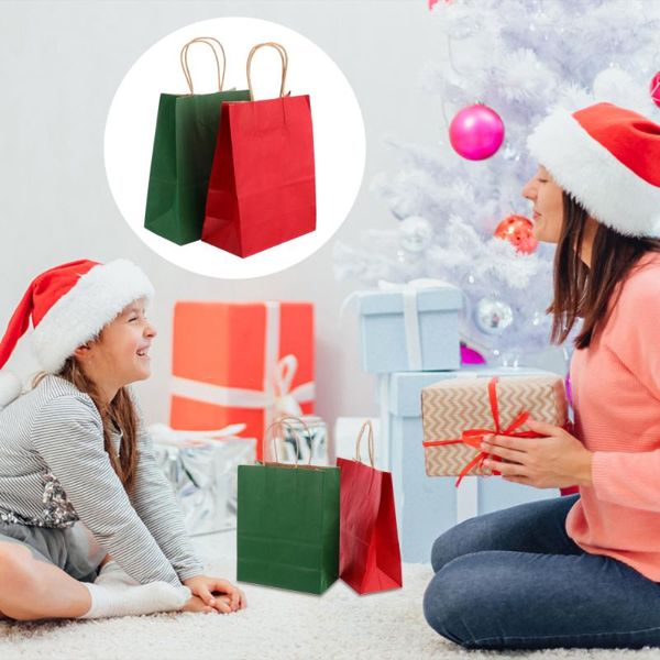 gift wrap 24 pcs kraft paper red and green holiday christmas party favors snack bags goodies bag for candy
gift wrap 24 pcs kraft paper red and green holiday christmas party favors snack bags goodies bag for candy