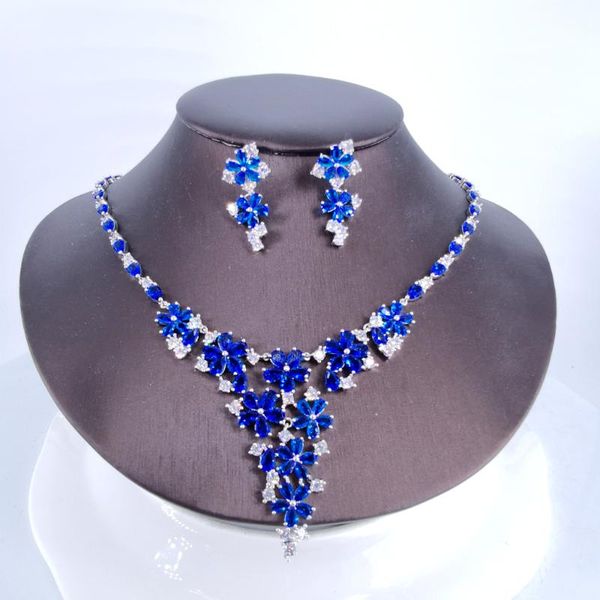 earrings & necklace 2021 fashion retro red flower cz zircon earring jewelry set wedding bridel banquet party dinner dressing, Silver
earrings & necklace 2021 fashion retro red flower cz zircon earring jewelry set wedding bridel banquet party dinner dressing, Silver