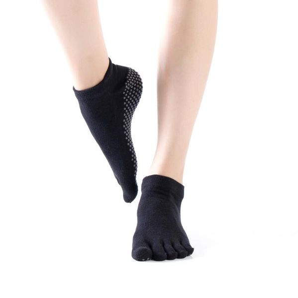 pair women yoga socks sports gym five fingers fitness non slip soft cotton elastic ballet solid dance breathable exercise, Black
pair women yoga socks sports gym five fingers fitness non slip soft cotton elastic ballet solid dance breathable exercise, Black