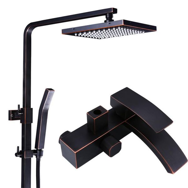 nordic solid brass black shower set system wall mounted bathroom square rain nozzle with lifting of cold sets
nordic solid brass black shower set system wall mounted bathroom square rain nozzle with lifting of cold sets