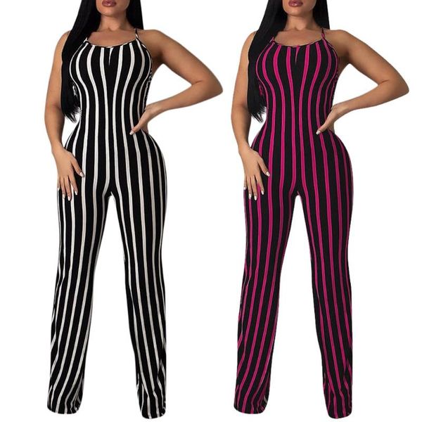 women's jumpsuits & rompers stripe jumpsuit women summer deep sleeveless bodysuit fashion ladies bodycon pants trousers macacao feminin, Black;white
women's jumpsuits & rompers stripe jumpsuit women summer deep sleeveless bodysuit fashion ladies bodycon pants trousers macacao feminin, Black;white