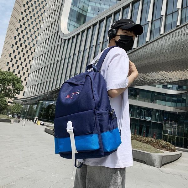 backpack korean version of contrast for women brand ins simple school bags men's casua travel backpacks lapr bag
backpack korean version of contrast for women brand ins simple school bags men's casua travel backpacks lapr bag