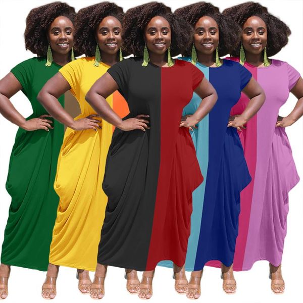 casual dresses women summer o-neck short sleeves with irregular patchwork color loose dress vacation outfit clothes, Black;gray
casual dresses women summer o-neck short sleeves with irregular patchwork color loose dress vacation outfit clothes, Black;gray