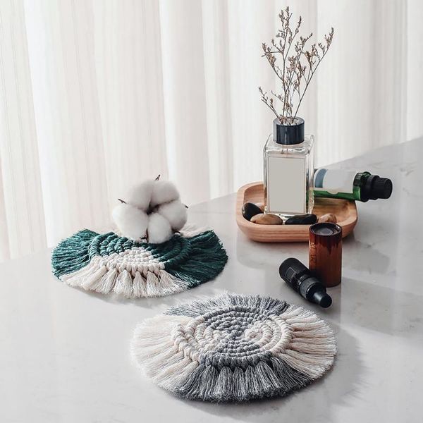 mats & pads boho coasters heat insulation handmade cotton nordic style macrame washable and durable resistant for home
mats & pads boho coasters heat insulation handmade cotton nordic style macrame washable and durable resistant for home